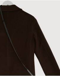 Revibe - Repaired Minima Esenciales Dulcie Relaxed Wool Coat - AU 10