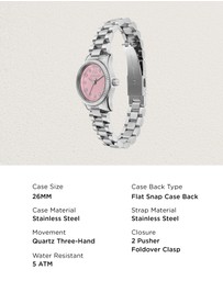 Michael Kors - Lexington Silver Tone Analogue Watch