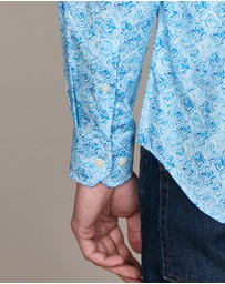 Simon Carter - Watercolour Motif Print Shirt