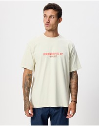 Gramicci - Footprints Tee Pigment Dyed