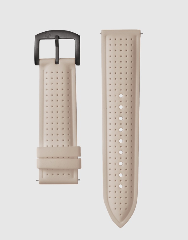 Maxum - Raglan Band Beige Silicone Strap Black Buckle