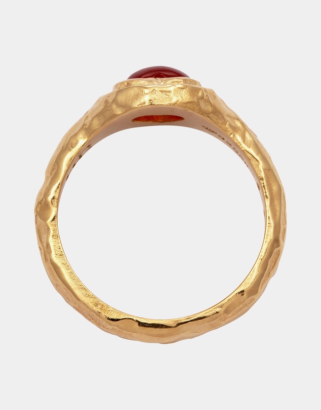 Haze & Glory - ICONIC EXCLUSIVE - Ring Me Hearty Signet - Gold