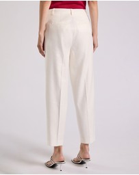 David Lawrence - Alima Stretch Linen Pants