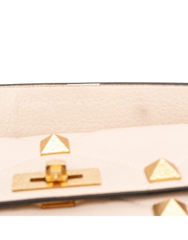 Pre-Loved by Azura Reborn - Pre-Loved Large Grained Calfskin Roman Stud Satchel