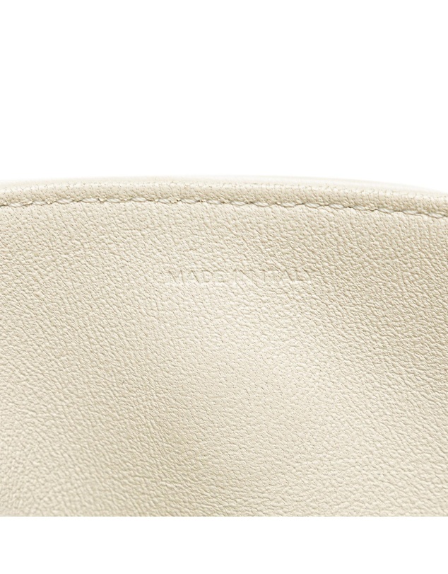 Pre-Loved by Azura Reborn - Pre-Loved Smooth Calfskin Logo Triangle Crossbody