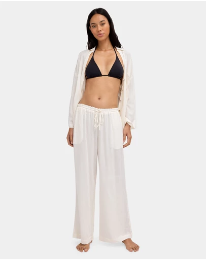 Billabong - Womens Calais Drawstring Elastic Waist Pants