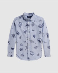Polo Ralph Lauren - Cotton Oxford Graphic Shirt - Teens
