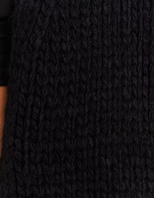 Beginning Boutique - Bad Habits Black Knit Cardigan