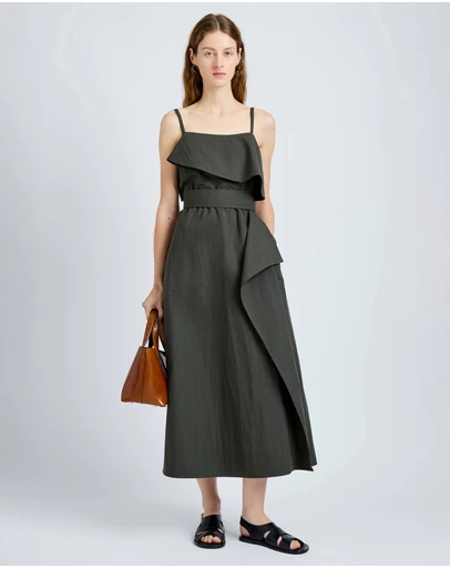 Proenza Schouler White Label - Reign Dress In Washed Cotton