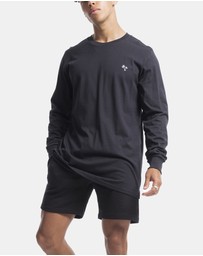 Vacancy Co - Palm Embroidery Long Sleeve Tee