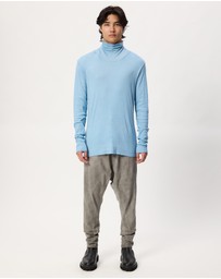 Surrounded By Ghosts - The Atacamite Slim Rib Knit Turtle Neck T-Shirt