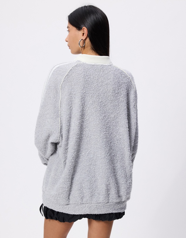adidas Originals - Boucle Oversized Polo Crew Shirt