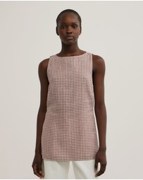 Witchery - Linen Longline Top