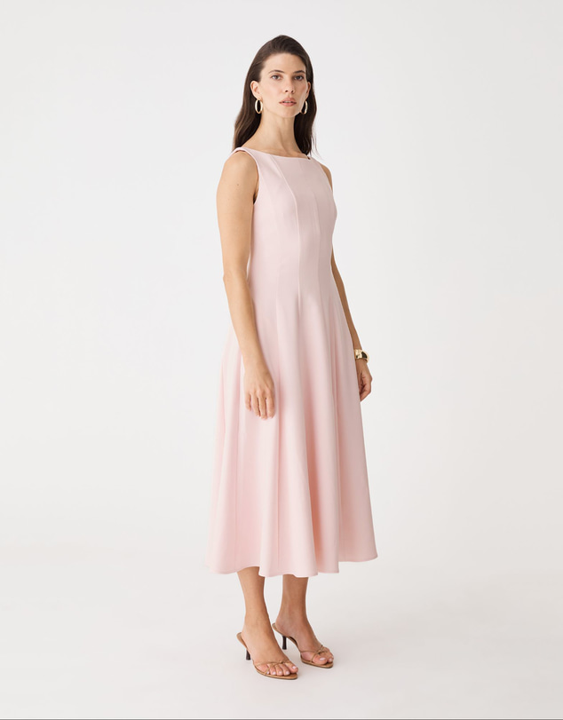 Forcast - Sally Panel Midi Dress