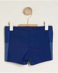adidas Swim - Colorblock 3-Stripes Swim Boxers - Kids-Teens