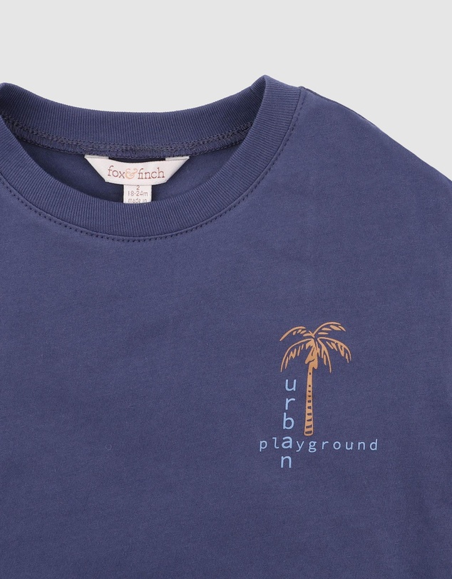 Fox & Finch - Casablanca Organic Palm Tee - Kids