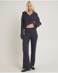 Subtitled - Stella Ribbed Knit Pants