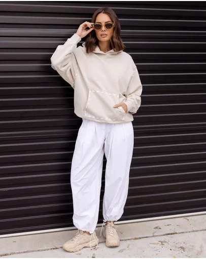 ALEXANDRA - Dashes Jumper Stone