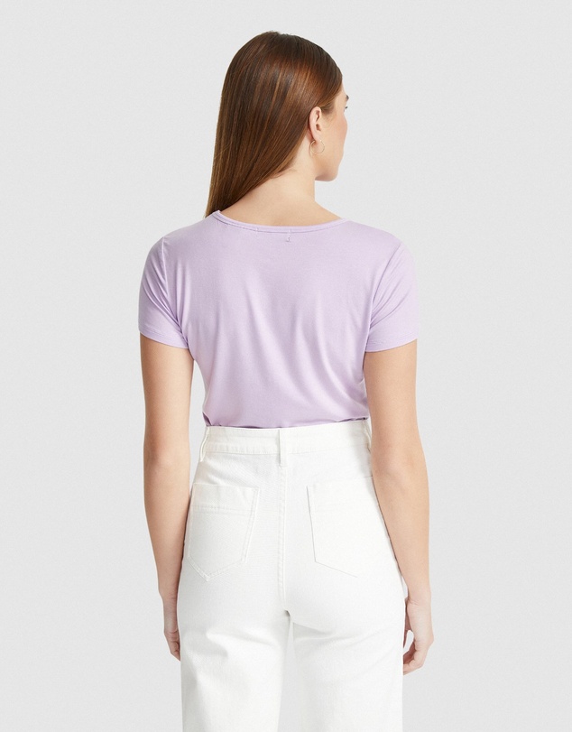 Oxford - Imogen Fine Knit Crew Neck T-Shirt