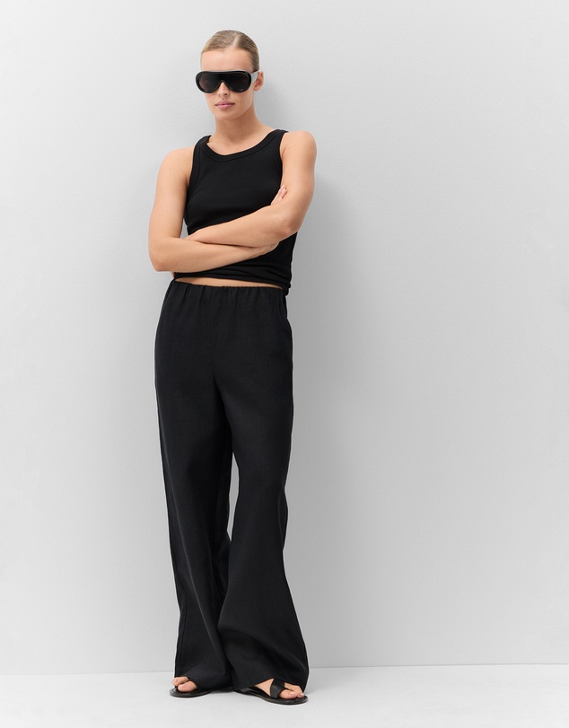 UNISON - Essential Linen Wide Leg Pant