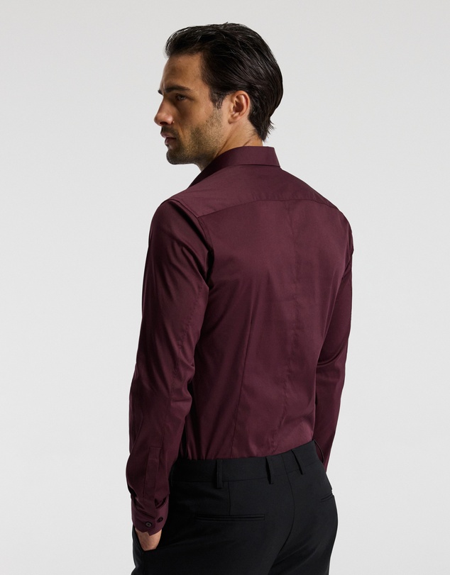 Calibre - Stretch Cotton Poplin Shirt Oxblood
