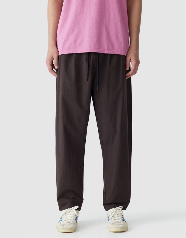 Bassike - Crushed Cotton Pull On Pants