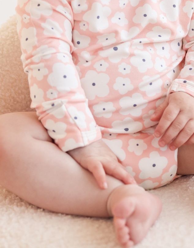 Kynd Baby - Comfy Bodysuit Long Sleeve in Petal Blooms
