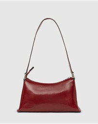 Florence - The Laura Red Leather Shoulder Bag