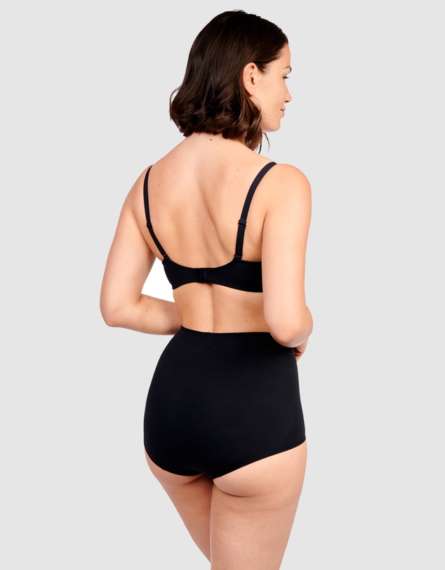 Sans Complexe - Ariane Essential Ribbed Microfibre High Waist Shaping Brief