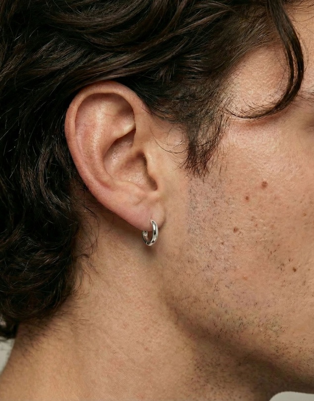 HOUSE OF SLANI - Lea Silver Hoops