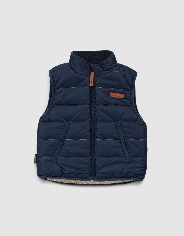 Crywolf - REVERSIBLE YETI VEST Ash Colourblock