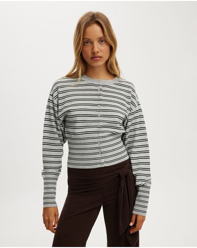 GREY BLACK STRIPE