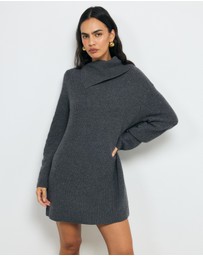 AERE - Neria Wool Blend Knit Dress