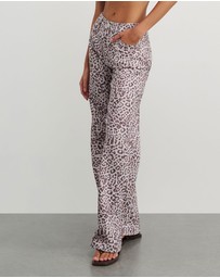 Jag - Carrie Slouch Jean Leopard