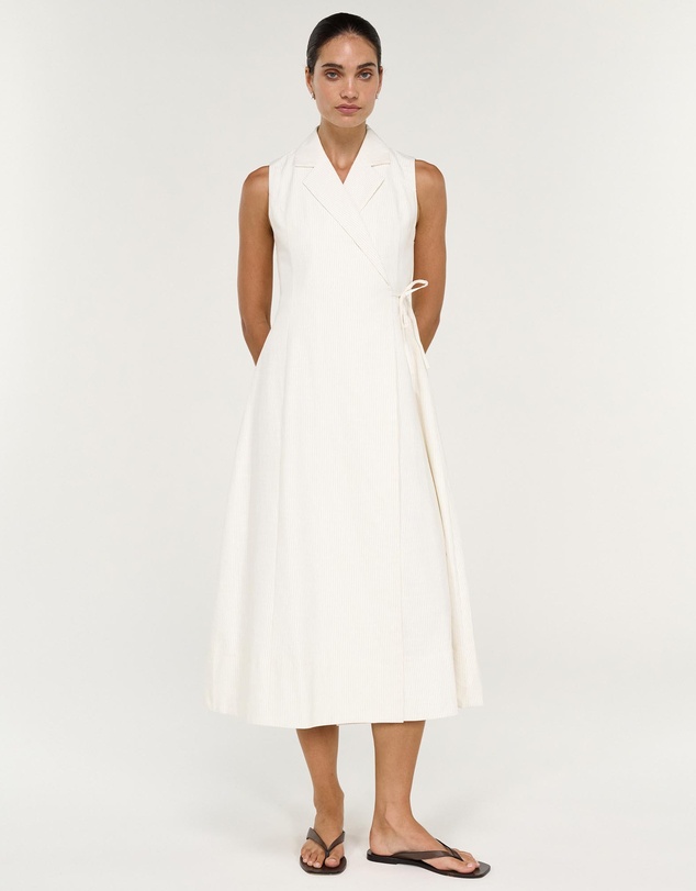 Staple the Label - Savina Wrap Midi Dress