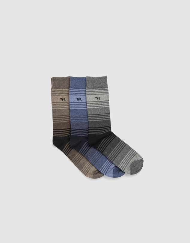 Rodd & Gunn - Stratford Stripes Sock 3 Pack