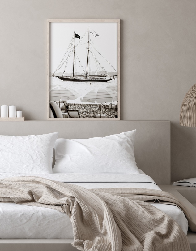 Olive et Oriel - Fashion Yacht Club No I Art Print