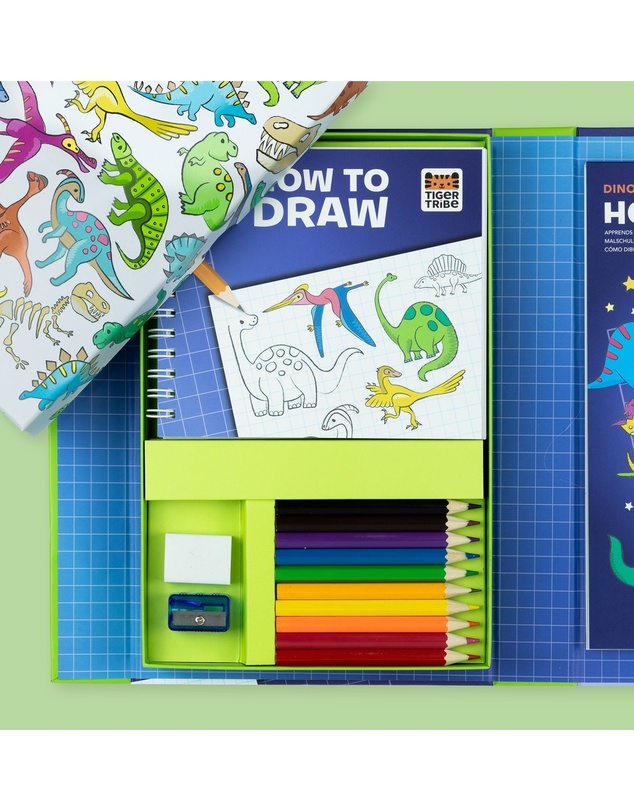 Tiger Tribe - How to Draw - Dinosaurs