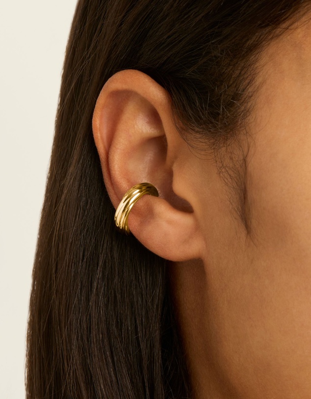 Najo - Wisteria Yellow Gold Ear Cuff