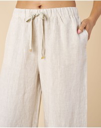 CAMIXA - Palazzo Linen Pants