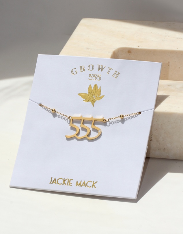 Jackie Mack - Growth Necklace Angel Number 555
