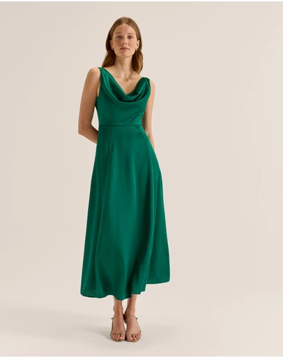 Review - Montague Cowl Neck Dress