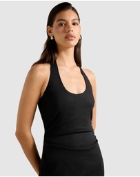 Forever New - Esmee U-Neck Stretch Linen Midi Dress