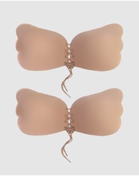 B Free Intimate Apparel - Push-Up Stick On Bra - 2 Pack (A-B-C-D-DD-E-F) Cup