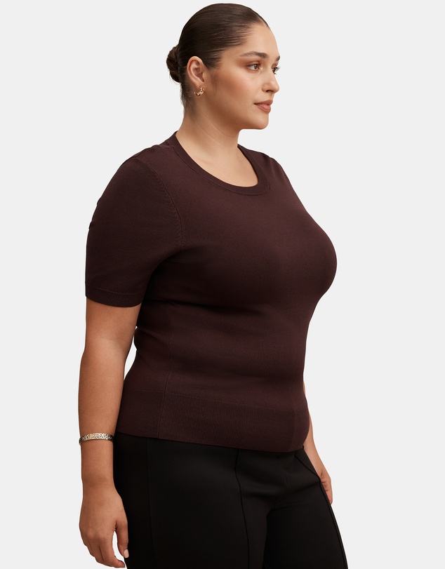 Forever New Curve - Maisie Curve Short Sleeves T-shirt