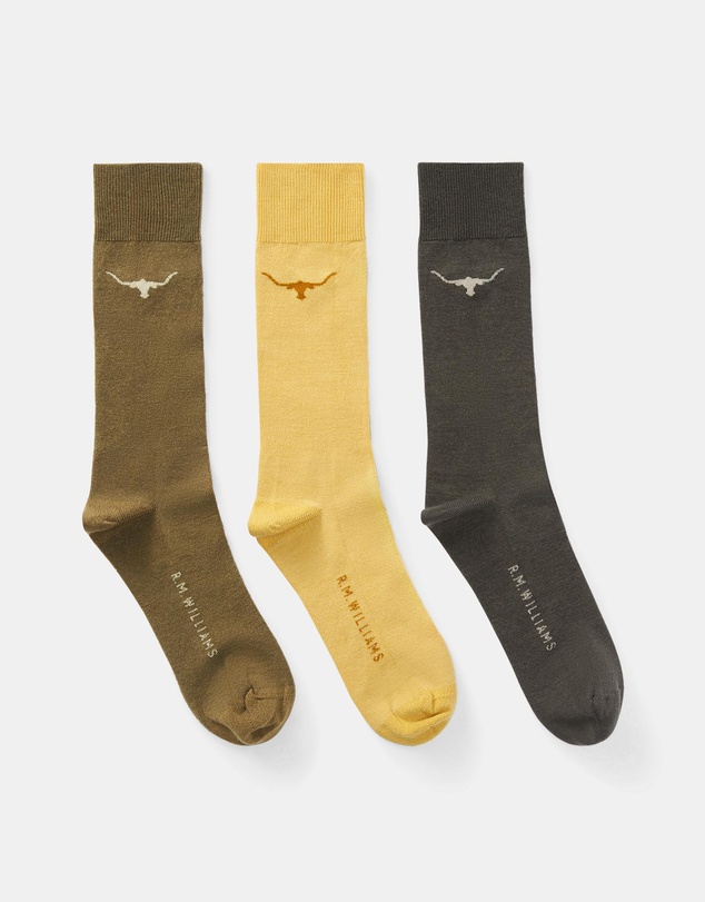 R.M.Williams - 3-Pack Longhorn Socks
