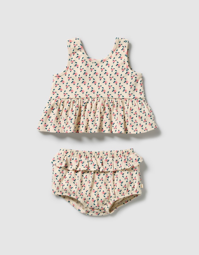 Wilson & Frenchy - Organic Crinkle Ruffle Set - Babies