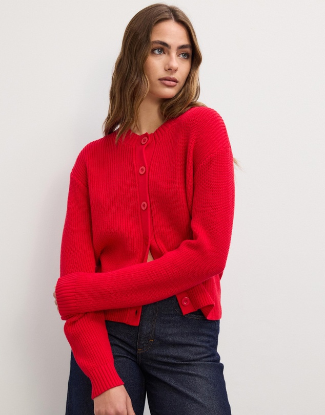 The Fated - Maia Round Neck Knit Cardigan