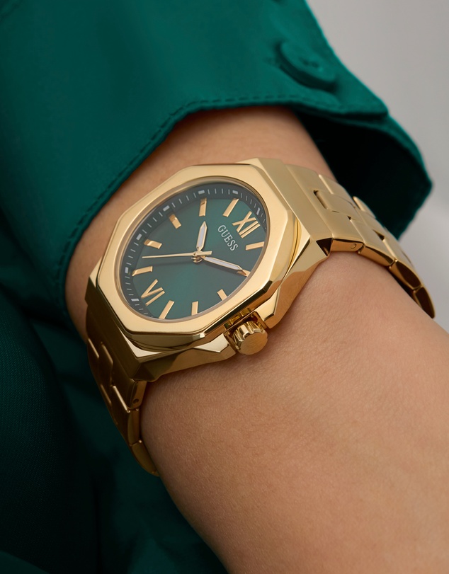 GUESS - Guess Ladies Gold Tone 34mm Analogue Watch