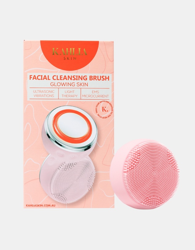 Kahlia Skin - LED Facial Cleansing Brush with EMS Microcurrent